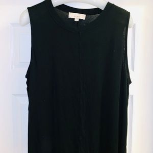 LOFT XL BLACK TANK SOFT AND COMFY